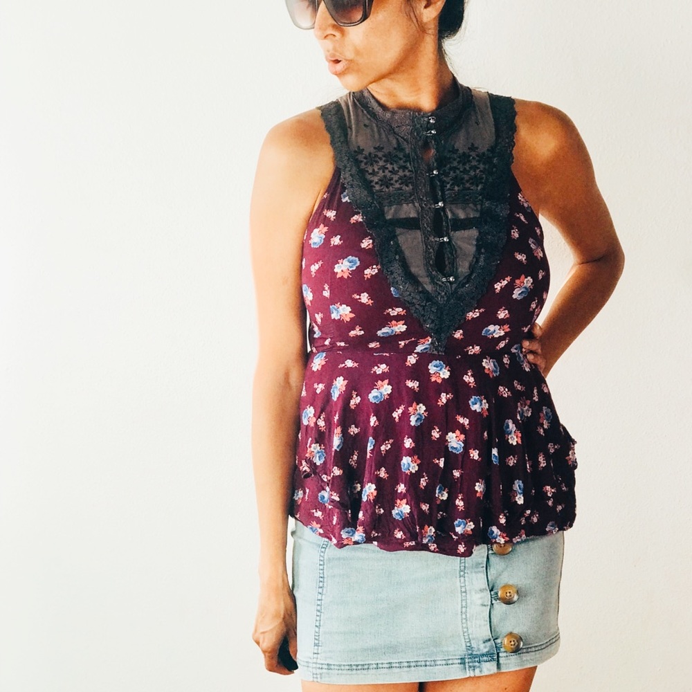 Free People vintage top size 2